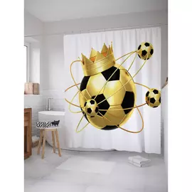 Штора-занавеска для ванной JOYARTY