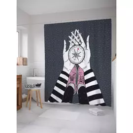 Штора-занавеска для ванной JOYARTY