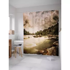 Штора-занавеска для ванной JOYARTY