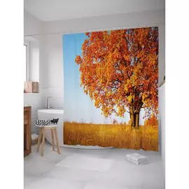 Штора-занавеска для ванной JOYARTY