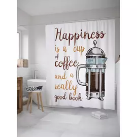 Штора-занавеска для ванной JOYARTY