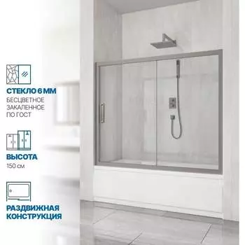 Шторка на ванну GuteWetter gwmpkb019p2 4698031943210