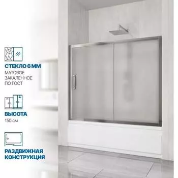 Шторка на ванну GuteWetter gwmpkb019p2 4698031943494