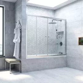 Шторка на ванную VEGAS-GLASS