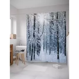 Шторка-занавеска для ванной JOYARTY