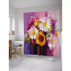 Шторка-занавеска для ванной JOYARTY