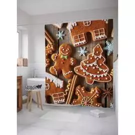 Шторка-занавеска для ванной JOYARTY