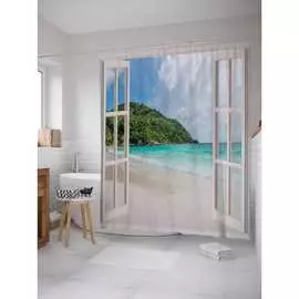 Шторка-занавеска для ванной JOYARTY