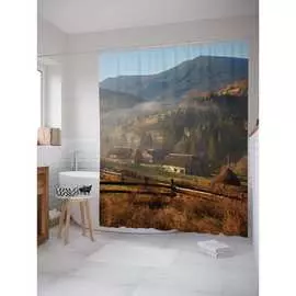 Шторка-занавеска для ванной JOYARTY