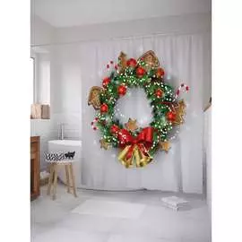 Шторка-занавеска для ванной JOYARTY