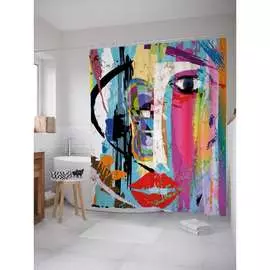 Шторка-занавеска для ванной JOYARTY