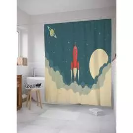 Шторка-занавеска для ванной JOYARTY