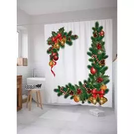 Шторка-занавеска для ванной JOYARTY