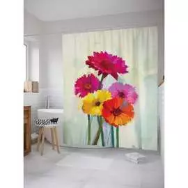 Шторка-занавеска для ванной JOYARTY