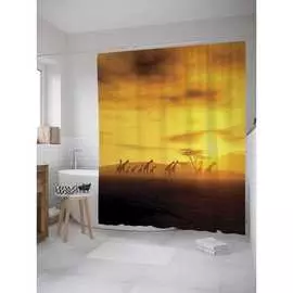 Шторка-занавеска для ванной JOYARTY