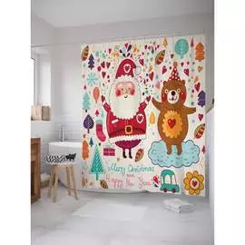 Шторка-занавеска для ванной JOYARTY