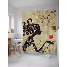 Шторка-занавеска для ванной JOYARTY