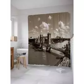 Шторка-занавеска для ванной JOYARTY