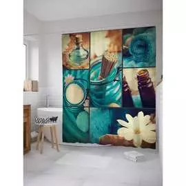 Шторка-занавеска для ванной JOYARTY