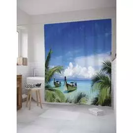 Шторка-занавеска для ванной JOYARTY