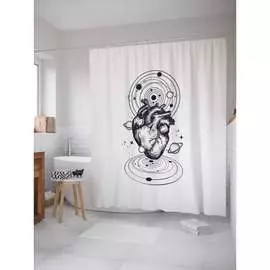 Шторка-занавеска для ванной JOYARTY