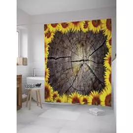 Шторка-занавеска для ванной JOYARTY