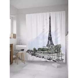 Шторка-занавеска для ванной JOYARTY