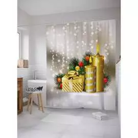 Шторка-занавеска для ванной JOYARTY