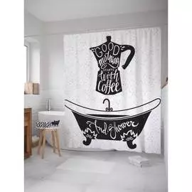 Шторка-занавеска для ванной JOYARTY