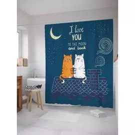 Шторка-занавеска для ванной JOYARTY