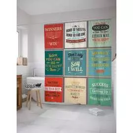 Шторка-занавеска для ванной JOYARTY