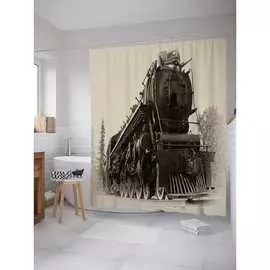 Шторка-занавеска для ванной JOYARTY