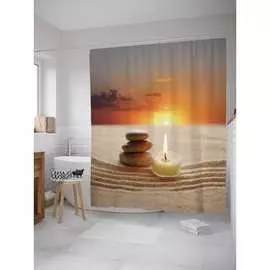 Шторка-занавеска для ванной JOYARTY