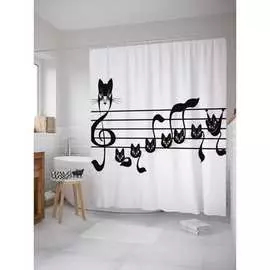 Шторка-занавеска для ванной JOYARTY