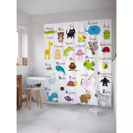 Шторка-занавеска для ванной JOYARTY