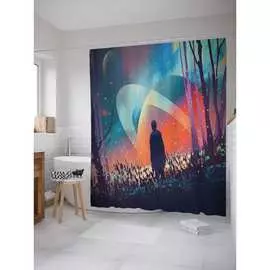 Шторка-занавеска для ванной JOYARTY