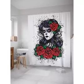 Шторка-занавеска для ванной JOYARTY