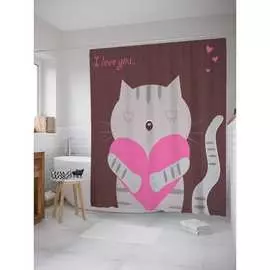 Шторка-занавеска для ванной JOYARTY