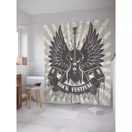 Шторка-занавеска для ванной JOYARTY