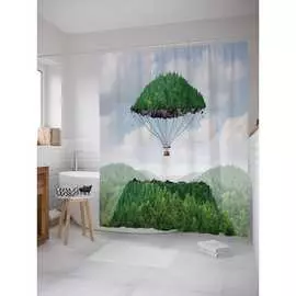 Шторка-занавеска для ванной JOYARTY