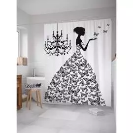 Шторка-занавеска для ванной JOYARTY