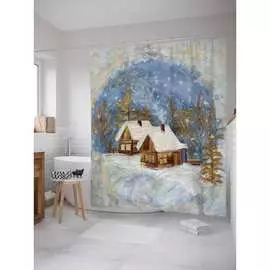 Шторка-занавеска для ванной JOYARTY