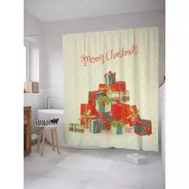 Шторка-занавеска для ванной JOYARTY