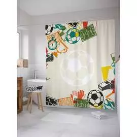 Шторка-занавеска для ванной JOYARTY