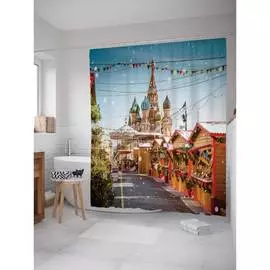 Шторка-занавеска для ванной JOYARTY