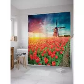 Шторка-занавеска для ванной JOYARTY