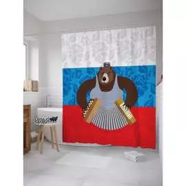 Шторка-занавеска для ванной JOYARTY