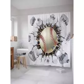 Шторка-занавеска для ванной JOYARTY