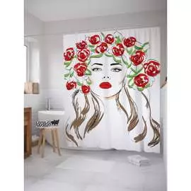 Шторка-занавеска для ванной JOYARTY