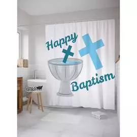 Шторка-занавеска для ванной JOYARTY